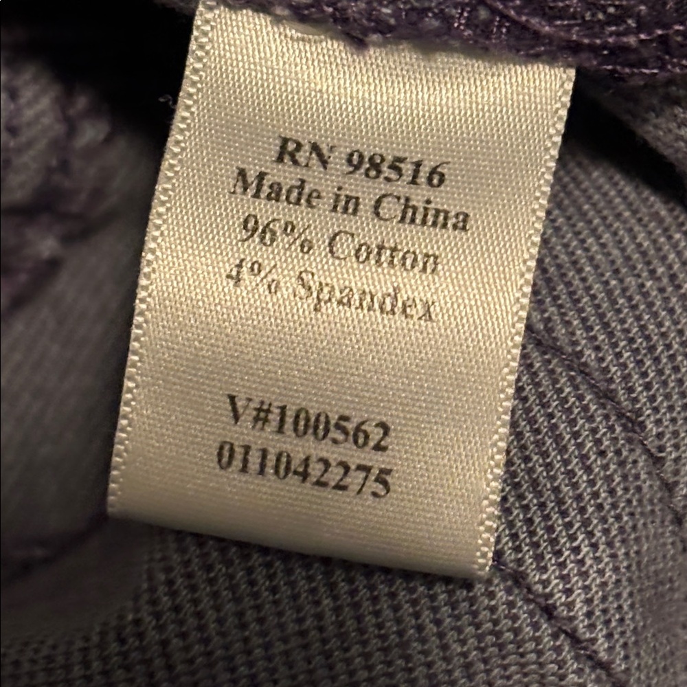 Coldwater Creek Purple Denim Jeans, Size 16P - Picture 3 of 11